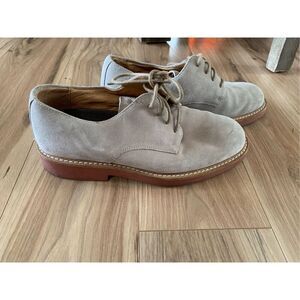 Men's Brooks Brothers 8.5 Classic Tan Bucks Oxford Shoes